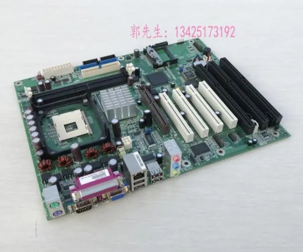 100% высокое качество тестовая Промышленная материнская плата 845 встроенная