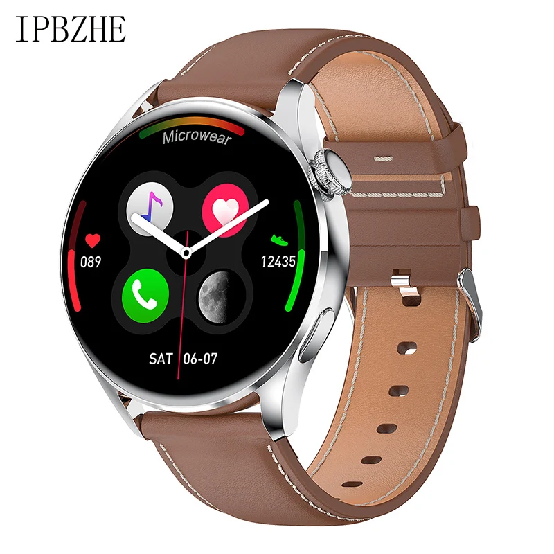 IPBZHE Smart Watch Men Android Blood Pressure ECG Blood Oxygen Reloj Inteligente Bluetooth Call SmartWatch Women IOS Smart Watch