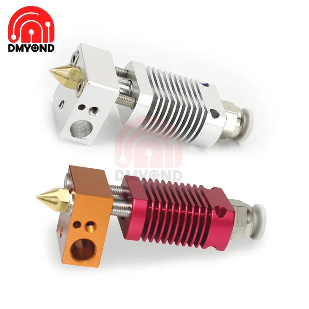 

1,75 мм сборный экструдер, горячий комплект, алюминиевый тепловой блок для 3D-принтера, Ender-3/CR-10 с насадкой 0,4 мм, комплект для принтера