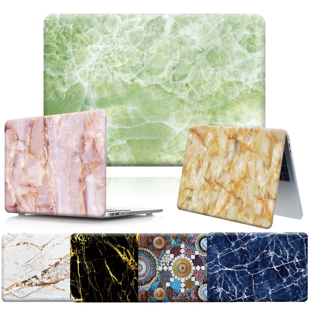 

Laptop Case for Apple Macbook Air 11 /Air 13 /Pro 13 /Pro 15 /Pro 16 A2141/Macbook 12" (A1534) Marble Pattern Series Hard Shell