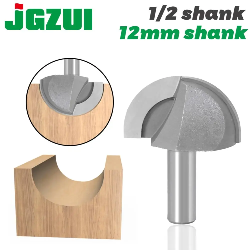 1 шт. 12 мм хвостовик Core Box Router Bit 1/4 Радиус Круглый нижний нож для