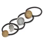 Новинка 10 шт. лента для волос 2025 мм Кабошон База держатель с резинкой веревочная шпилька DIY ювелирных изделий Аксессуары