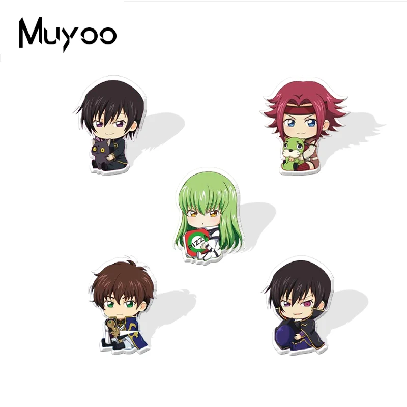 Новый Kawaii мультяшный код Geass игровые персонажи эпоксидный значок ручной работы
