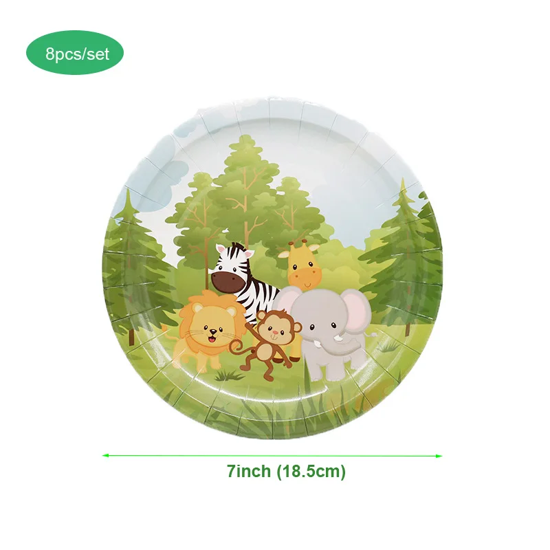 Baby Shower воздушные шарики в форме животных на день рождения джунгли вечерние для