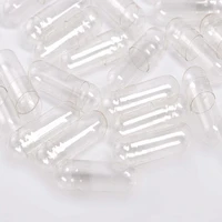 size 0 5000 clear separated for capsule filling transparent clear hpmc vegetarian vegetable empty capsule tattoo accessories