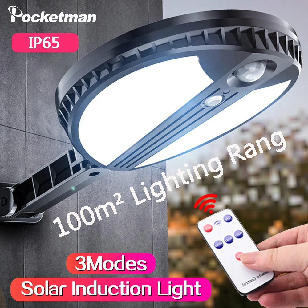 100 Вт светодиодный уличный светильник IP65 водонепроницаемый наружный солнечный s