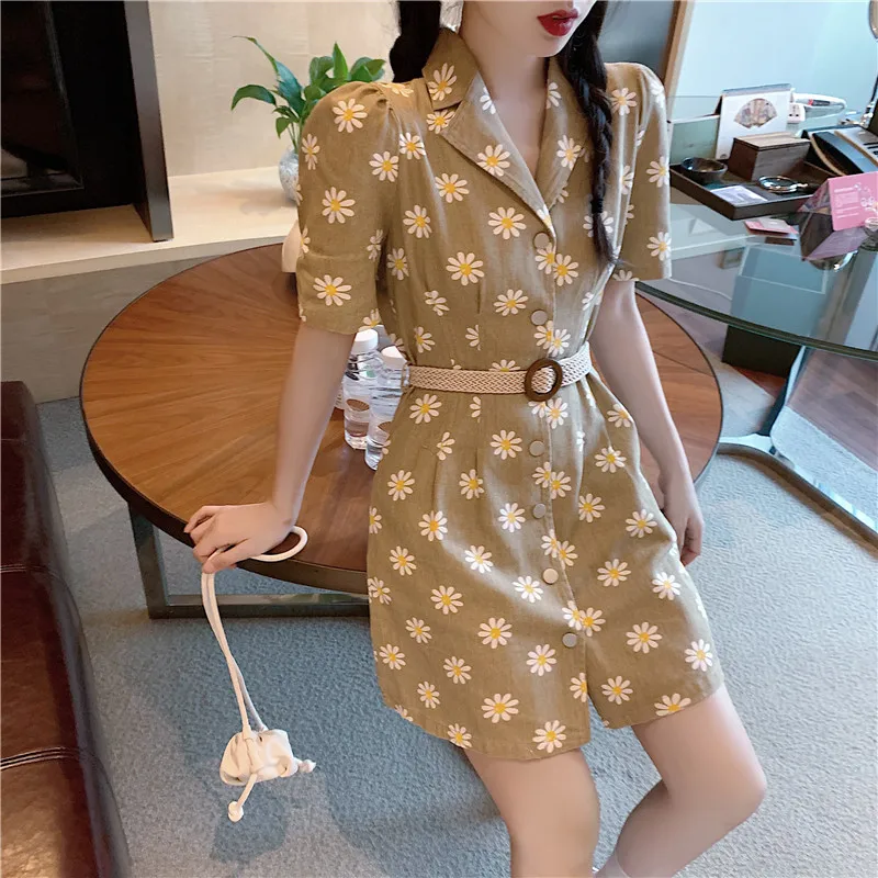 

Make joker wind design feeling long dress show little Daisy