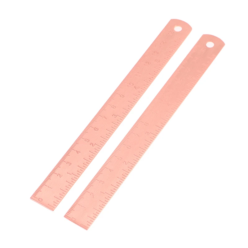 

15cm Metal Straight Ruler for School Office Stationery Metal Painting Drawing Tools Chancery Measuring Ruler Bookmark
