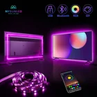 Светодиодная подсветильник ка MFSUN для телевизора, светодиодная ленсветильник с питанием от USB, RGB5050 для телевизора с диагональю 24-60 дюймов, зеркало, ПК, управление через приложение, домашний декор