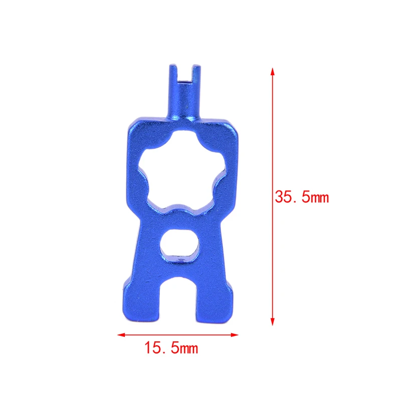 

4 In 1 Bike Valve Core Wrench and Presta Tire Valve caps Bicycle Valve Removal Tool Portable Repair Tools Accessories
