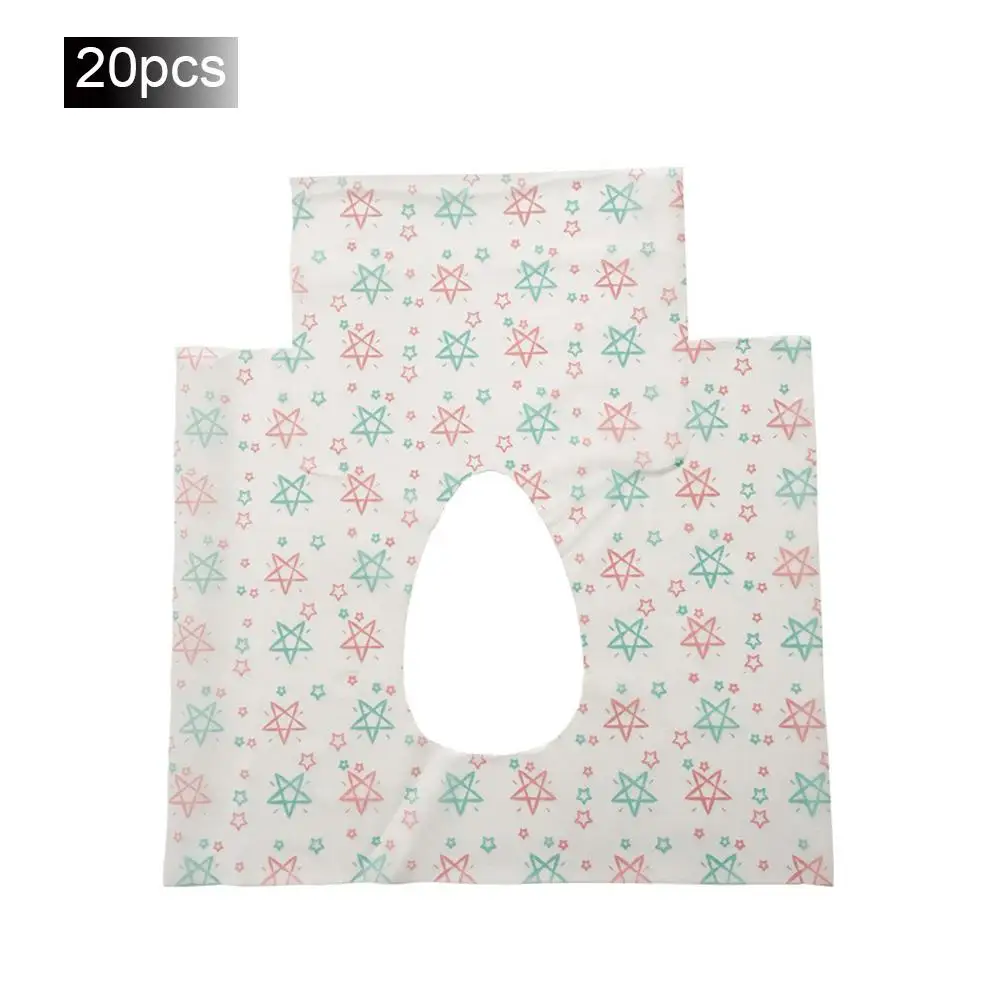 20 шт одноразовое сиденье для унитаза для матери и ребенка, сиденье для унитаза, водонепроницаемый нескользящий коврик для унитаза для беременных женщин