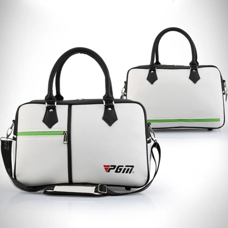 Golf Bag Male Female Golf Clothing Bag Shoes Large Capacity Double-layer Waterproof PU Bags  FK88