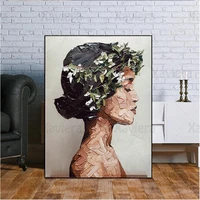 nordic canvas painting abstract woman portrait art posters and prints print pictures on the wall home decoration girls bedroom