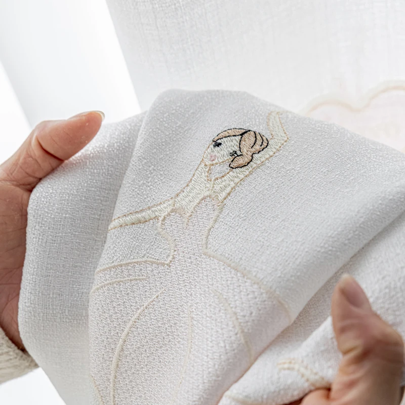 Занавеска для девочек занавеска из толстой ткани с мультяшным рисунком спальни