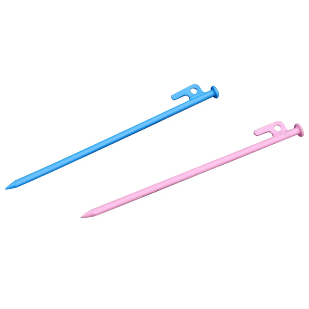 

2pcs Durable Tent Pin Practical Tent Nail Awning Nail Outdoor Tent Floor Pin