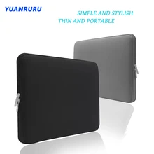 Solid Laptop Bag Laptop Notebook Case Laptop Sleeve Bag 11 12 13 14 15 15.6 for Macbook Xiaomi Huawei HP Dell Notebook Computer