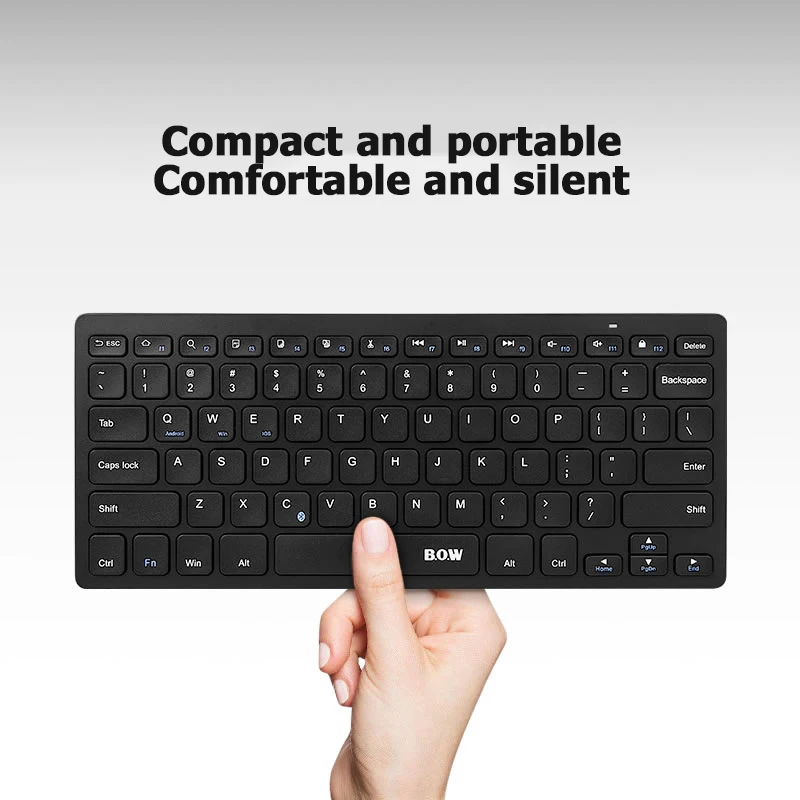 

Беспроводная игровая клавиатура, совместимая с Bluetooth, для планшетов, iPad, телефонных клавиатур для ПК, геймеров, компьютеров, IOS, Andorid клавиату...