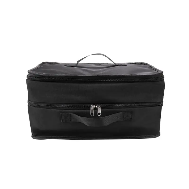 

Portable 3 Layers Travel Storage Bag Organizer 2 Hooks Hanging Wardrobe Clothes Rack Holder Travel Suitcase Shelves 5 K5DA