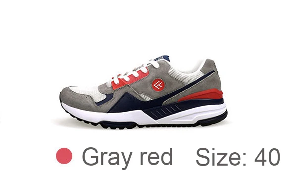 Gray red 40 Оригинальная спортивная обувь Xiaomi FREETIE, амортизация, дышащая гибкая Повседневная обувь для хранения энергии, подвесные кроссовки, обувь для всех - Цвет: Gray red 40