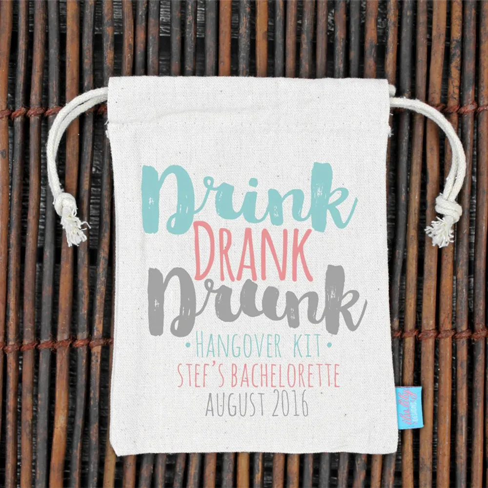 Персонализация 10 шт пить пьян похмелья комплект девичника вечеринки тяжелый вес