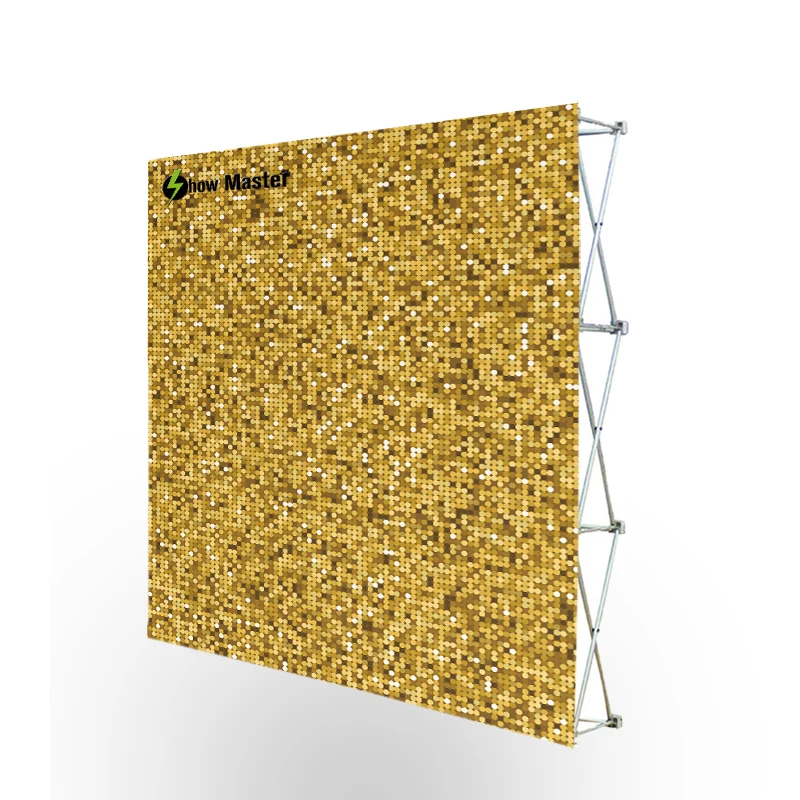 Легко стойкая рамка на заказ Печать 10 футов всплывающая Складная витрина|Фоны