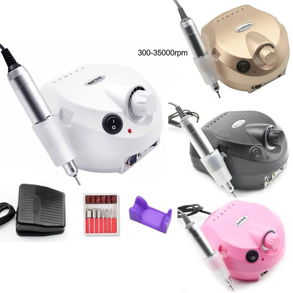 

Professional Manicure Electric Nail Drill Machine Pedicure File Equipment 35000 RPM Nail File Nail Art Tool