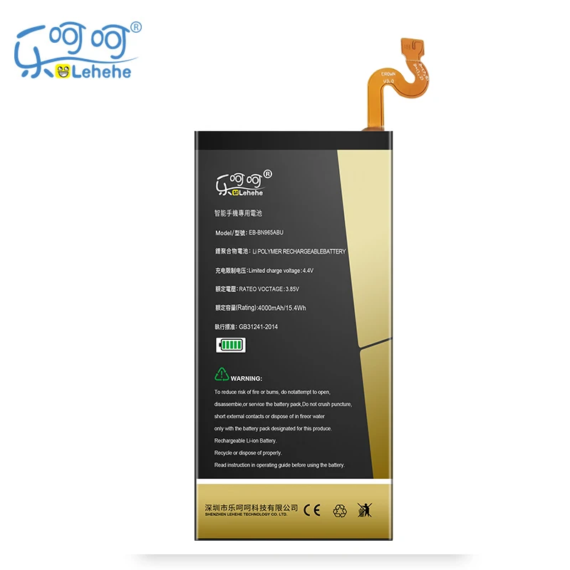 

LEHEHE Battery for Samsung Galaxy Note9 Note 9 N9600 SM-N9600 SM-N960F EB-BN965ABU 4000mAh Smartphone Battery with Tools Gifts