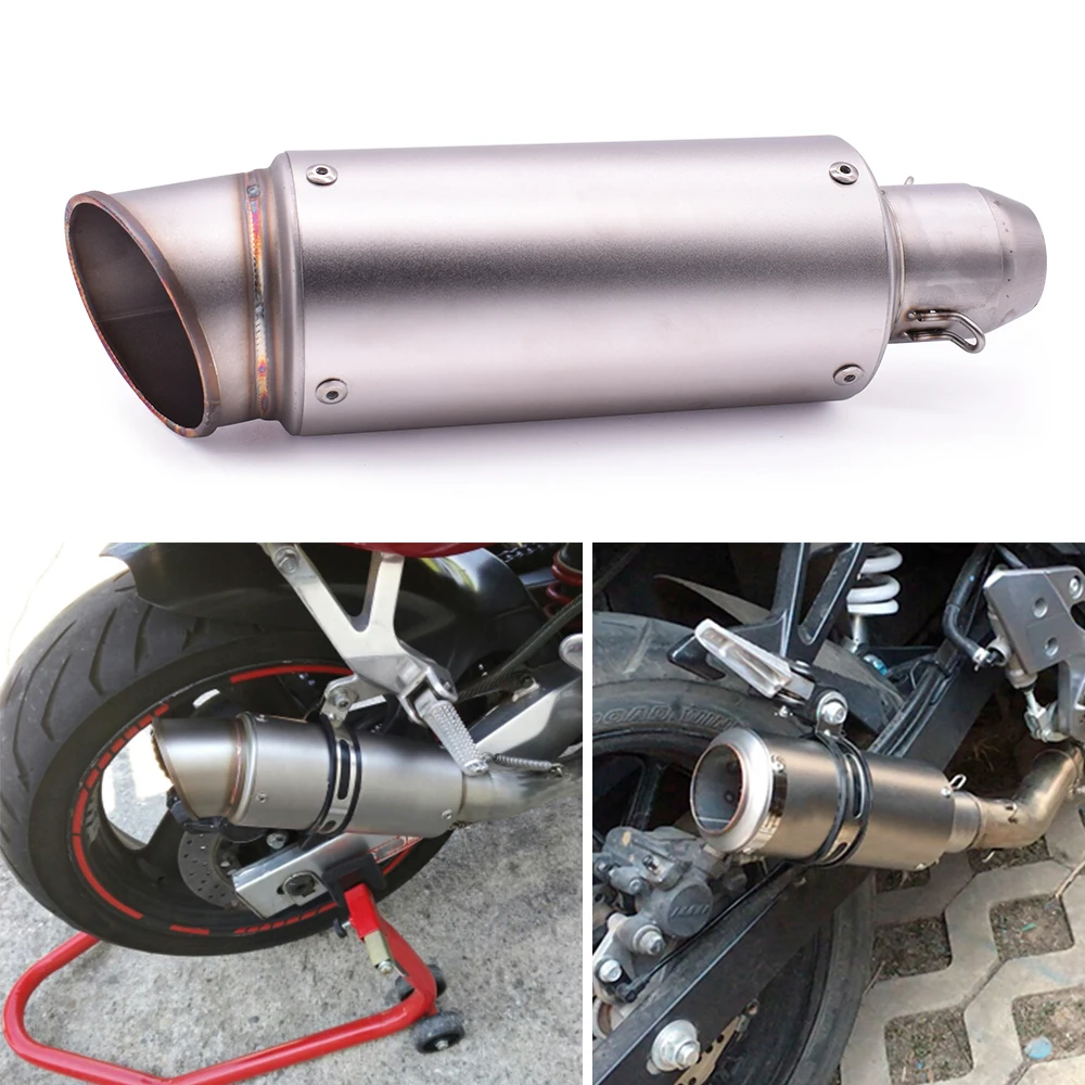 51mm 60mm Motorcycle pipe exhaust with DB killer Exhaust Pipe Muffler For Honda CRF 450 250 X 230F XR 230 400 125 CRM250R | Автомобили и