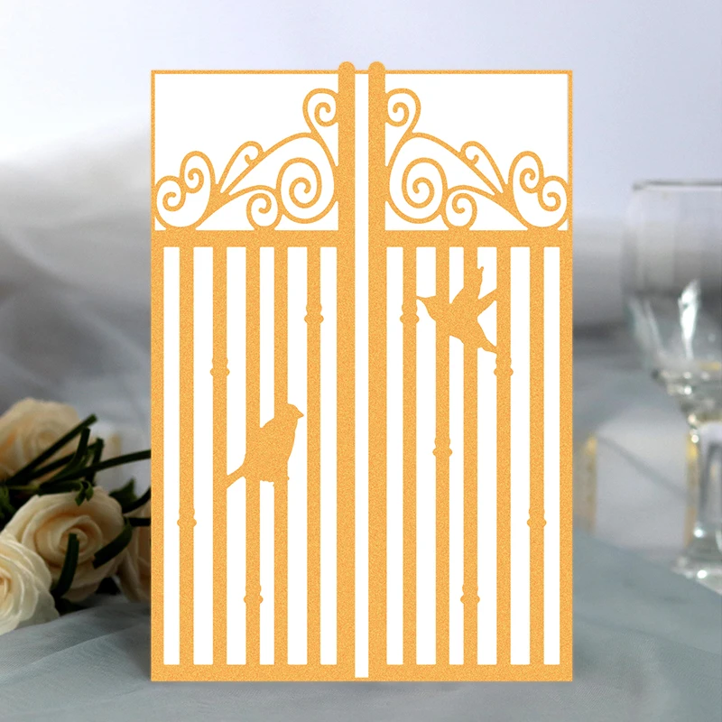 Palisade дверь и птица металлические режущие штампы для скрапбукинга карты