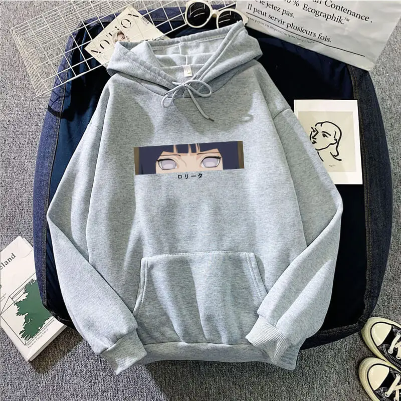 

Hinata Hyuga Hoodie Women/Men Fashion Oversized Sweatshirts Harajuku Cosplay Anime Pullovers Boy/Girls Hooded Streetwear Tops