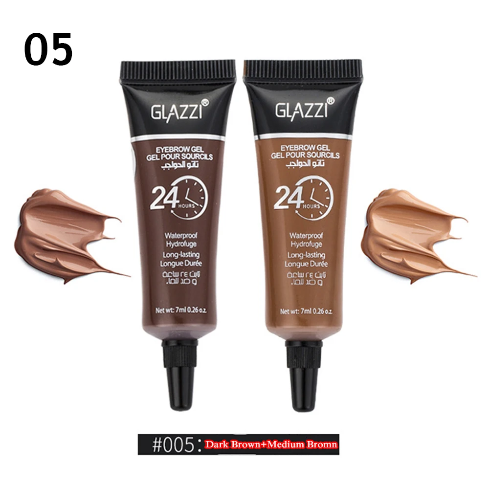 Set 5 3 Color Eyebrow Eyelash Tint Cream Long Lasting Eye Makeup Dye Eyebrow Mascara Enhancer Tattoo Pen Waterproof Super Durable Set - Цвет: Set 5