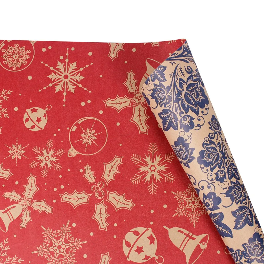 Двухсторонний узор сделай сам из воловьей кожи упаковочная бумага для