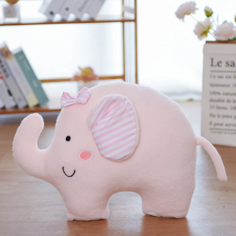 

Plush Elephant pillow Soft Appease Elephant Playmate Calm Doll Baby Toy Elephant Pillow Plush Toy Stuffed Doll high quality gift