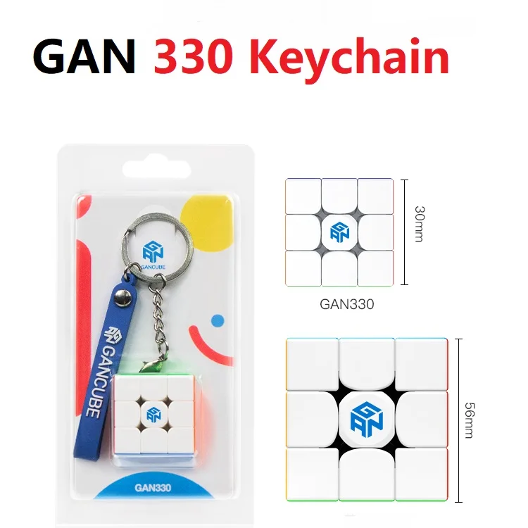 Брелок для ключей GAN 330 3x3 скоростной gan33 волшебный брелок головоломка gan330 3x3x3