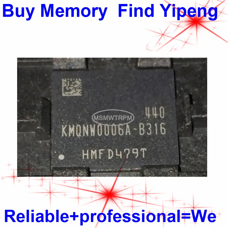 Флэш-память KMQNW0006A-B316 221FBGA EMCP 8 + 8 8 Гб RPMB KMQNW0006A