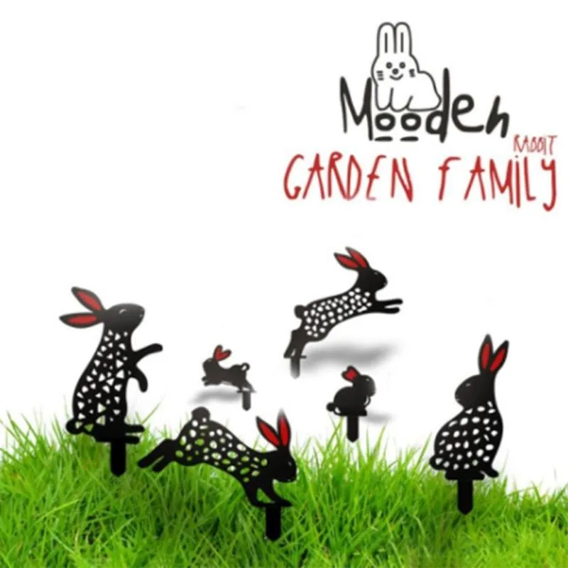 

DIY Art Rabbit Yard Decoration Acrylic Garden Yard Home Garden Outdoor Jardin Exterieure Decoration