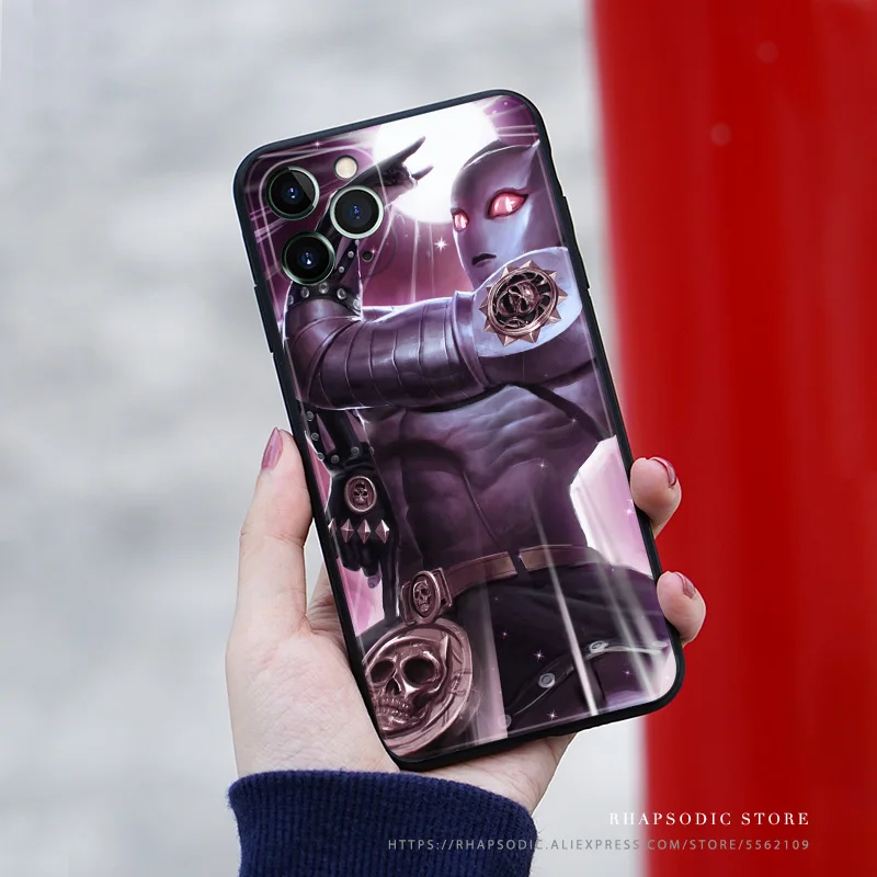killer queen jojo anime fanart soft silicone tpu phone case cover shell for iphone se 6 6s 7 8 plus x xr xs 11 12 mini pro max free global shipping