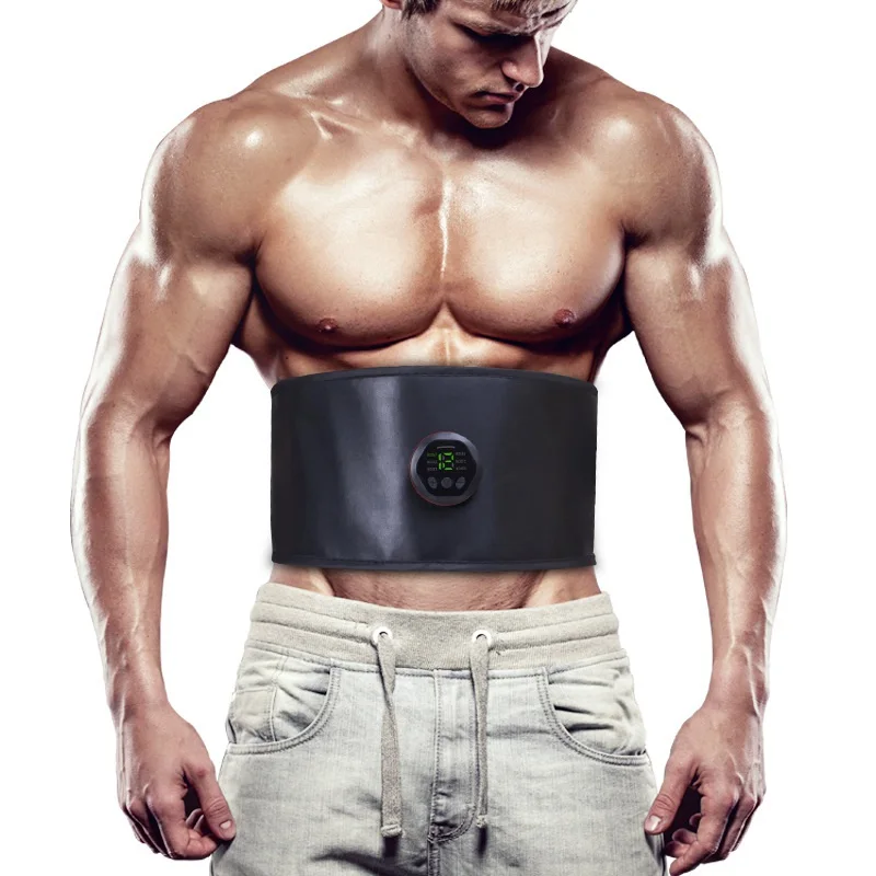 

Abdominal Muscle Stimulator Trainer EMS Abs Fitness Equipment Training Gear Muscles Electrostimulator Exercise At Home Gym