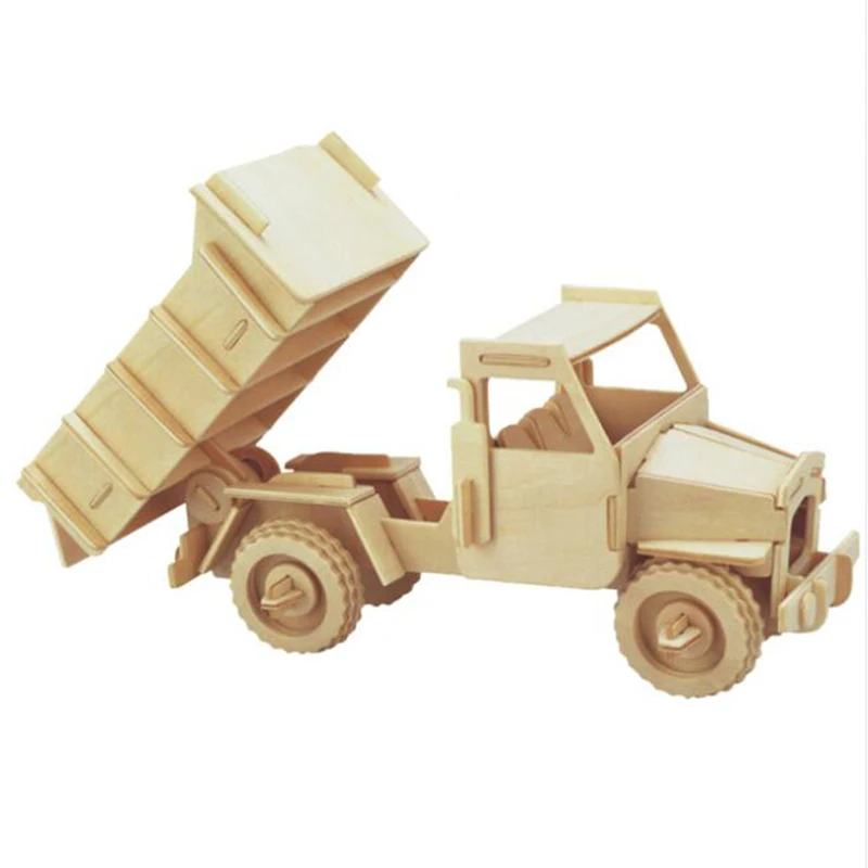 Цельная деревянная модель панды из миниатюрного 3D пазла панда