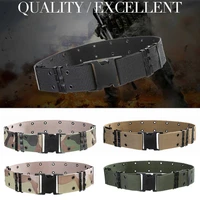 waistband tactical belt mens belt outdoor hunting tactical multi function combat survival high quality canvas130cm waist belt