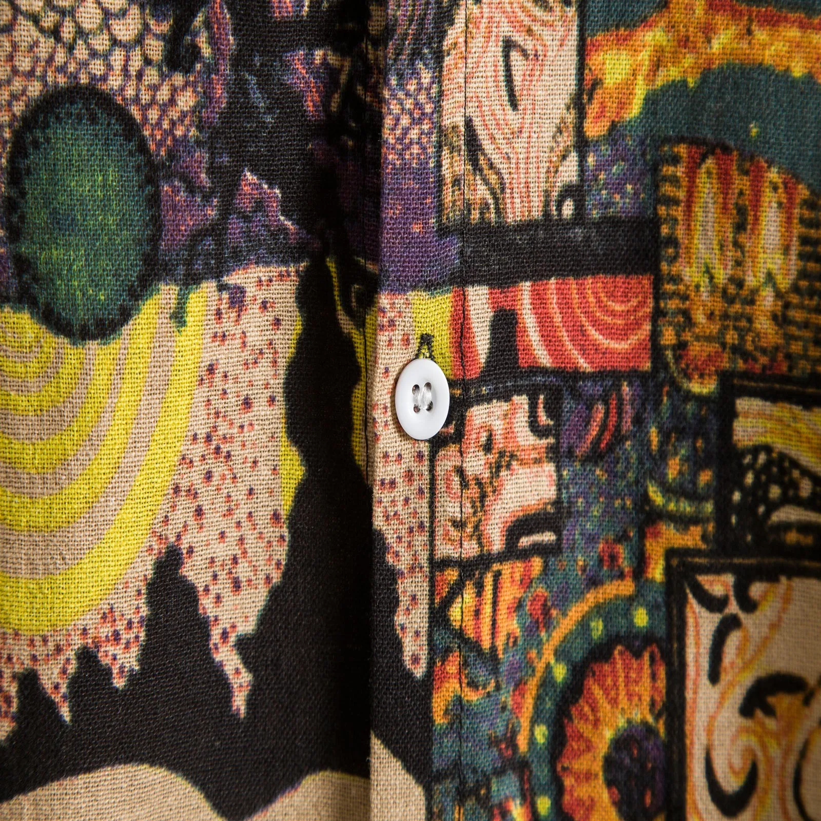 Рубашка мужская в этническом стиле гавайская блузка с короткими рукавами и