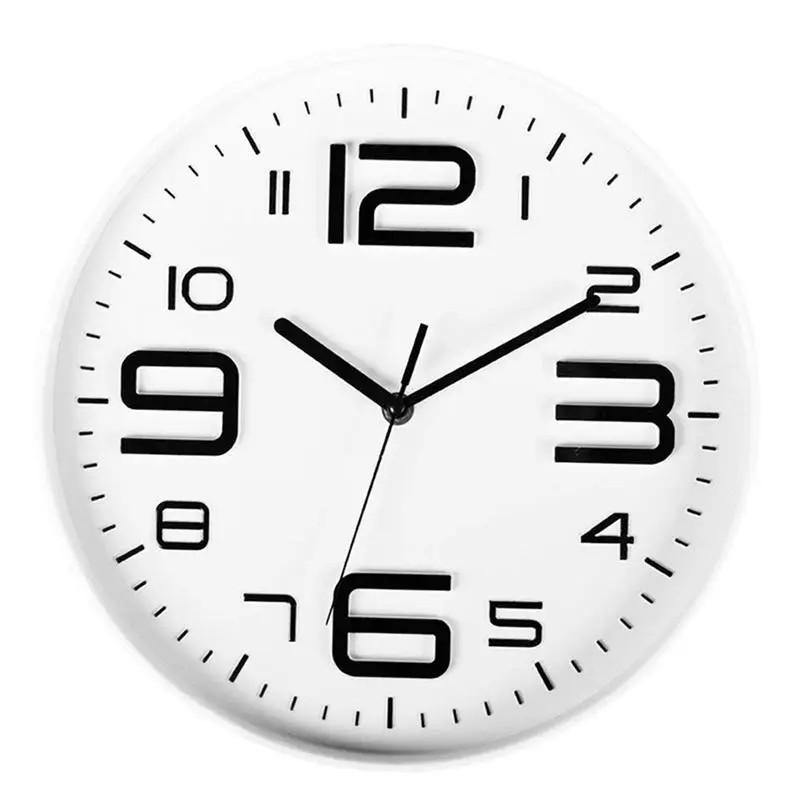 Крытый большой 3D Номер бесшумные и не тикающие настенные часы кварцевый механизм