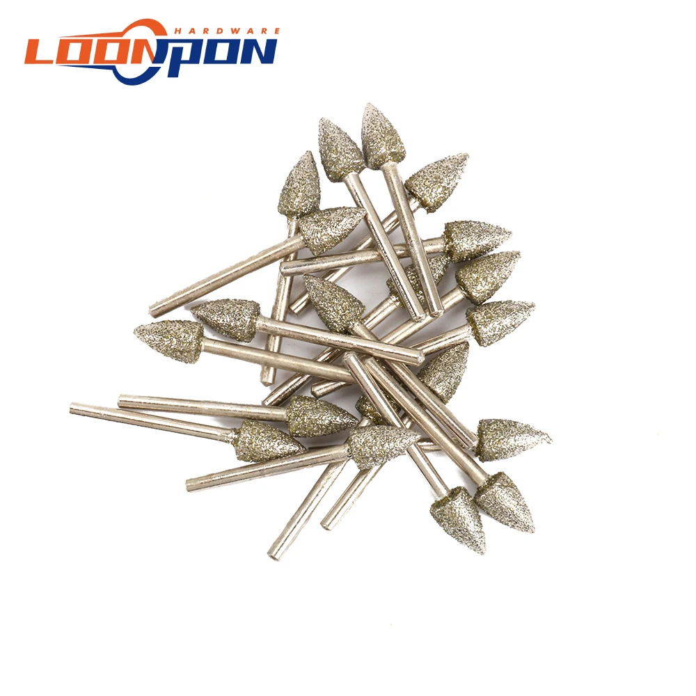 Абразивная Шлифовальная головка диаметр 8 мм 45 Зернистость 3 20 шт. | Инструменты