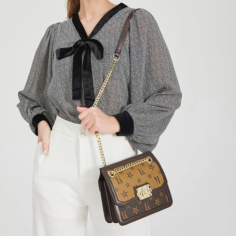 

Ladies Fashionable Purses and Handbags 100% Full Genuine Leather Bag 2021 New Fashion Single Shoulder Messenger Bags GG