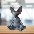 66 # креативная статуя Сфинкса для медитации, домашнее украшение, персонализированная фигурка сфинкса, игрушки, фигурка животного, кукла-модель
