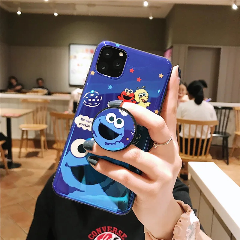 Чехол для iphone XS max Cute Stitch Cookie чехол 11 pro 8plus 8 X XR 6 6s p 7 7P Blue ray мягкая оболочка +