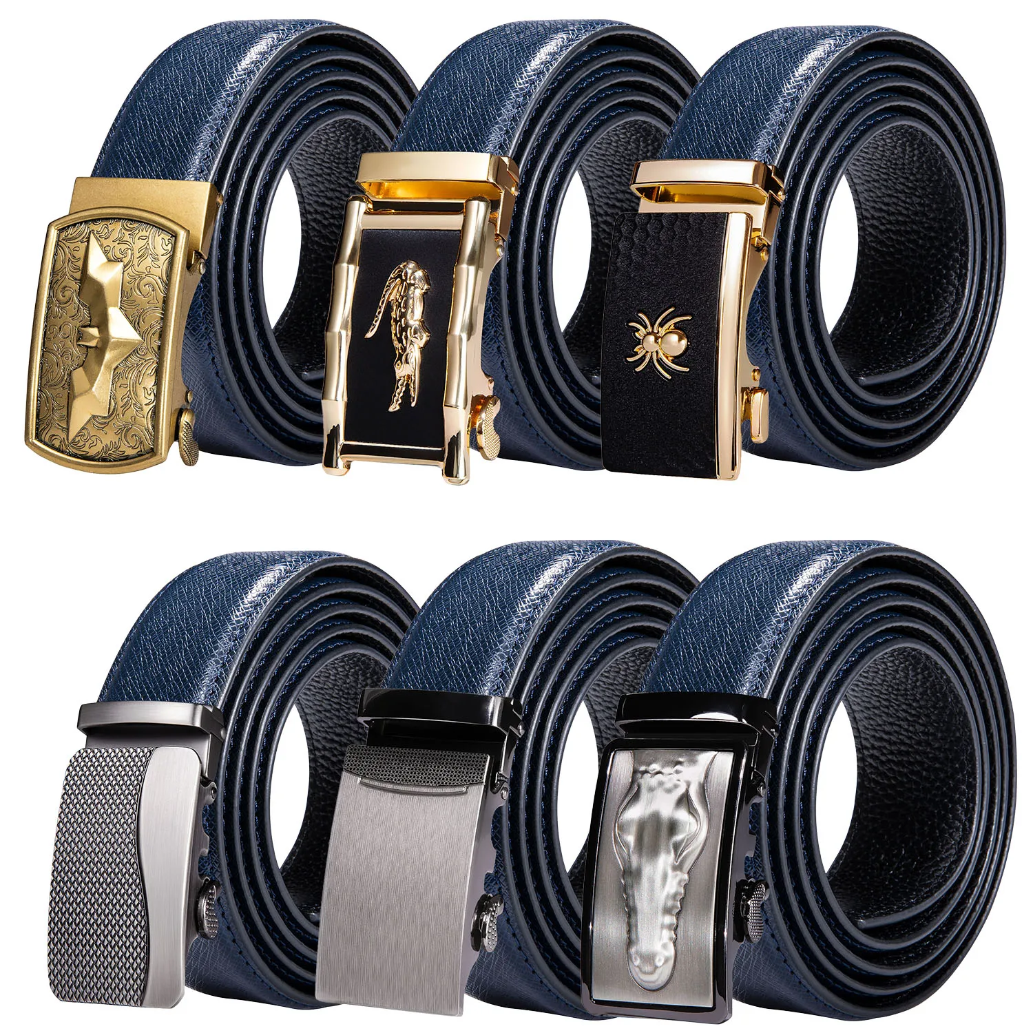 Мужской ремень из коровьей кожи брендовые модные ремни с автоматической пряжкой