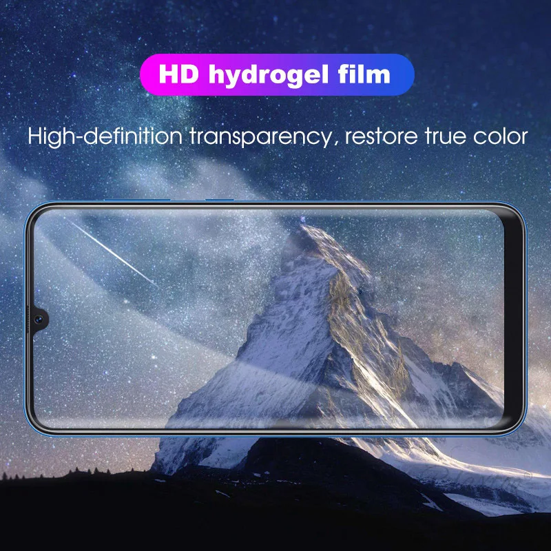 3 шт. 100D мягкая Гидрогелевая пленка для huawei honor 8x 8c 8 s 8a полная защитная экрана hono x c