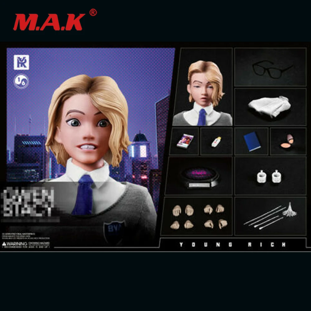 

Pre-sales 1/6 Female Spider Amateur Ver. Gwen Stacy YR TOYS YR008 Action Figure Toy FANS GIFTS