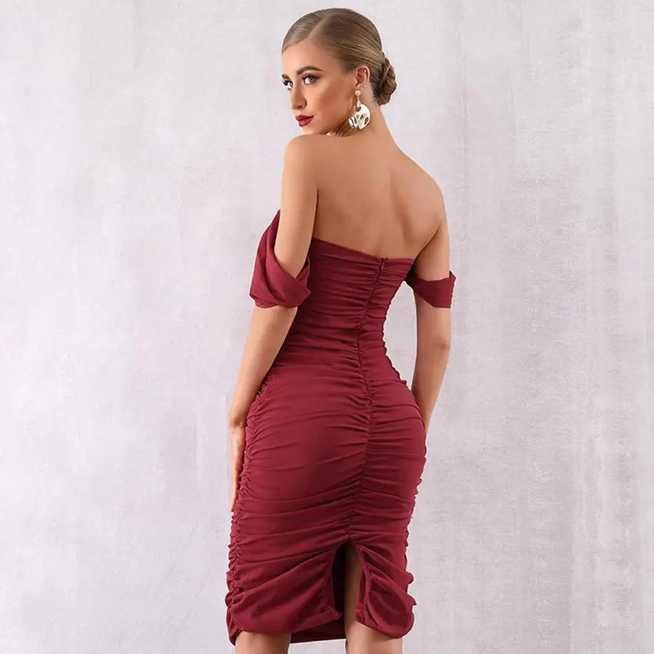 2019 новейшее летнее вечернее платье знаменитостей облегающее женское с коротким